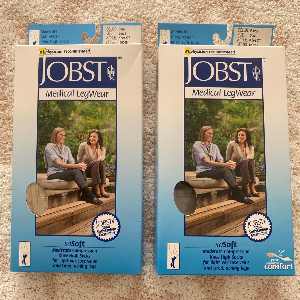 Jobst Medical Legwearknee High Compression Socks 1520 Mmhg 2 Pairs